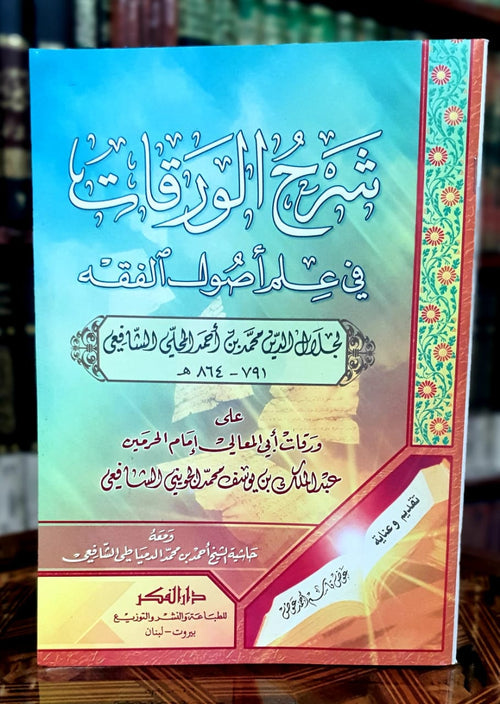 شرح الورقات في علم أصول الفقه